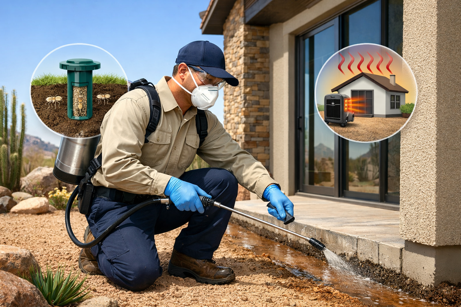 termite treatment around phoenix home